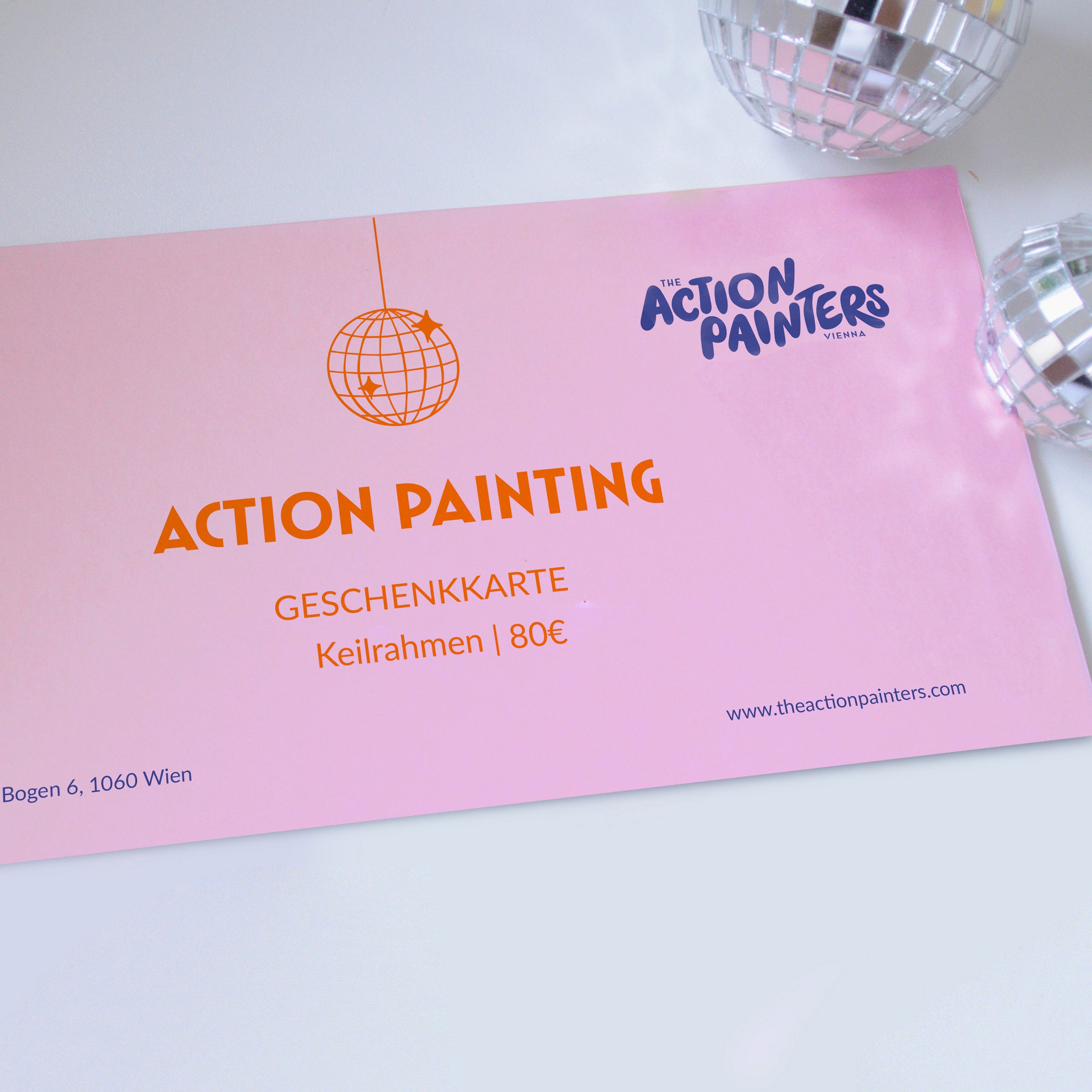 Gutschein Keilrahmen